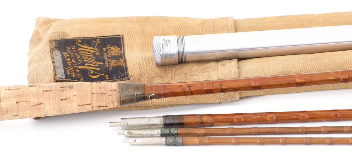 Hardy Bros. "The Halford Rod" 10' 3/2 Bamboo Fly Rod - handle grip detail