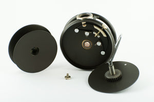 Hardy Perfect 3 3/8" fly reel and spare spool - LHW