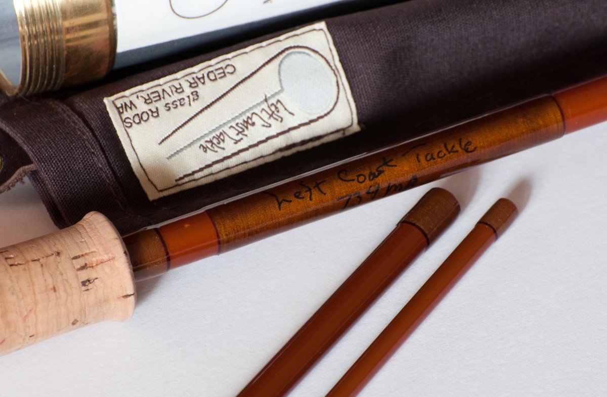 Left Coast Tackle Fiberglass rod 7'3 3/1 4wt 