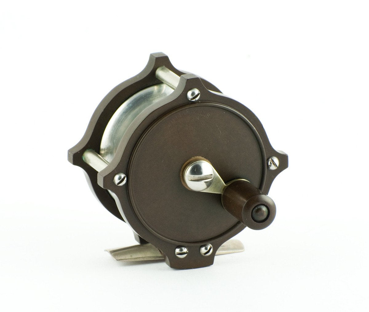 William Mills & Son Original "Fairy" Raised Pillar / Hard Rubber Fly Reel