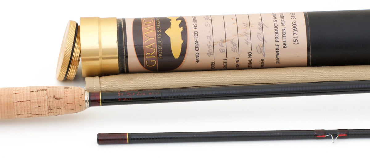 Graywolf Rods - 8' 5wt 2pc Fiberglass Fly Rod 
