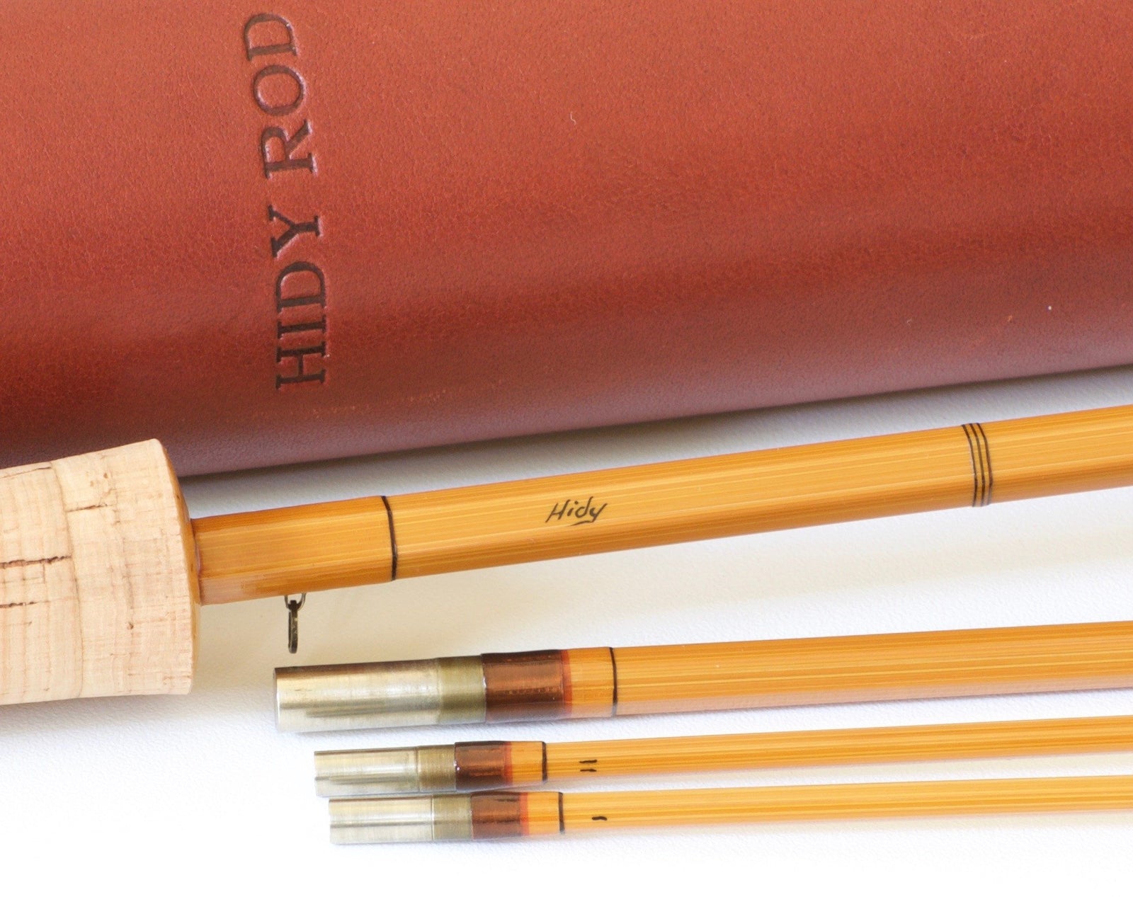 Hidy, Jim - 7'6 3/2 3wt Hollowbuilt Bamboo Rod 