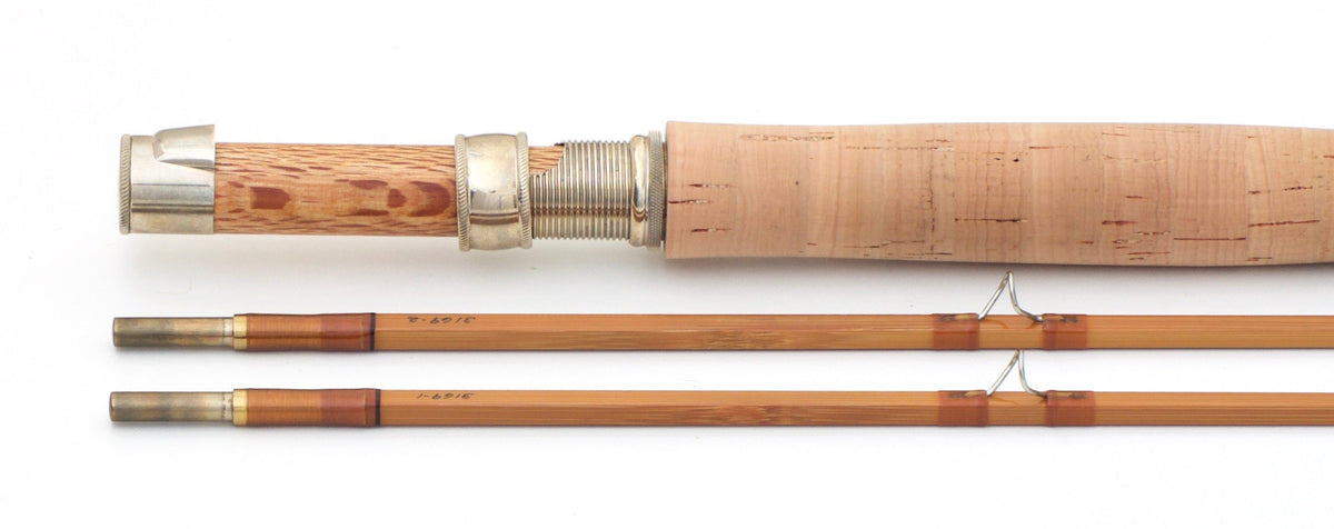 R.L. Winston Quad Bamboo Rod 7'9" 2/2 #5 - ferrules and tips detail