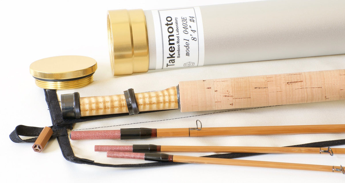 Takemoto Hollowbuilt Bamboo Rod - 8'4 3/2 4wt