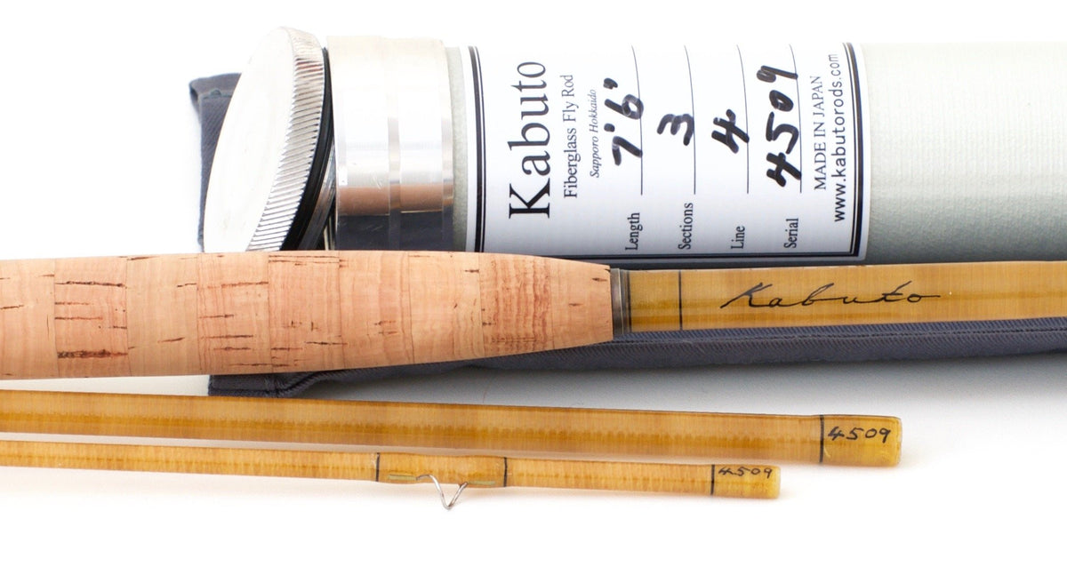 Kabuto 7'6 4wt Fiberglass Rod 