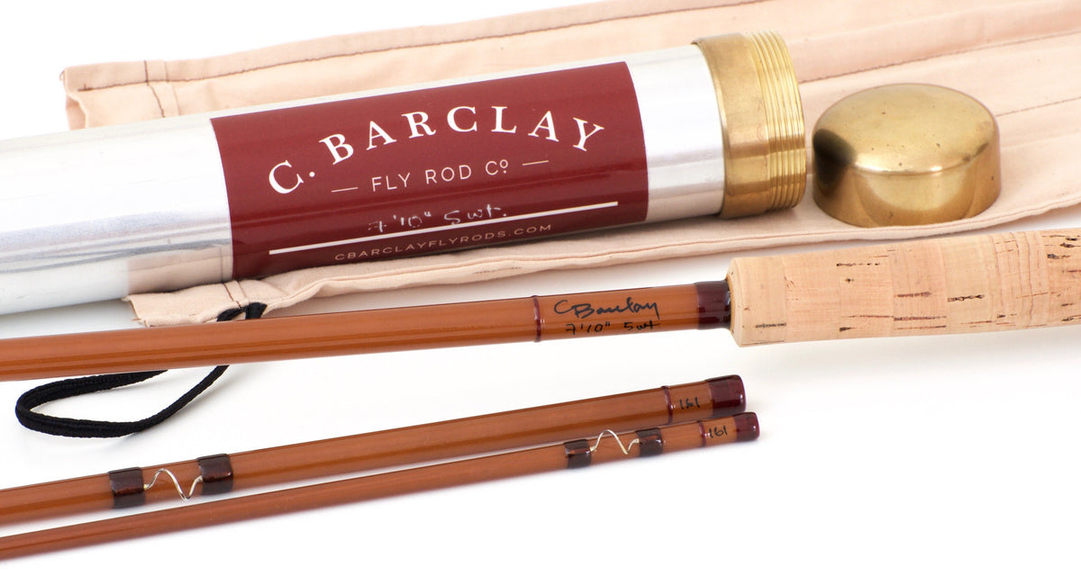 Barclay, Chris -- 7'10 3pc 5wt Fiberglass Fly Rod 