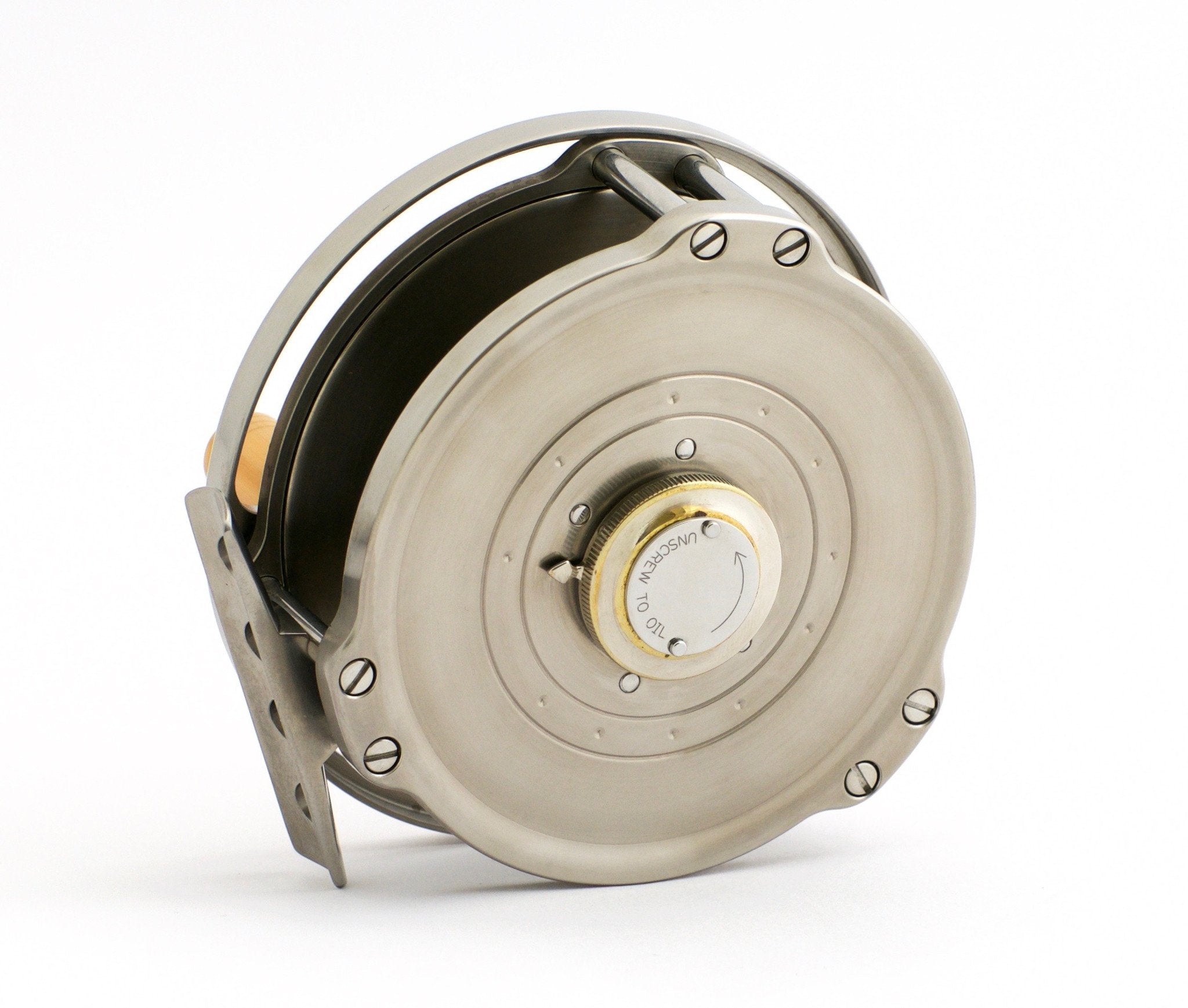 air brake fly reel VR Design Avro Lancaster 4/0 Titanium Fly Reel