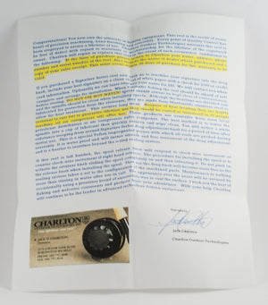 Charlton 8500 SS 1.6 fly reel - RHW