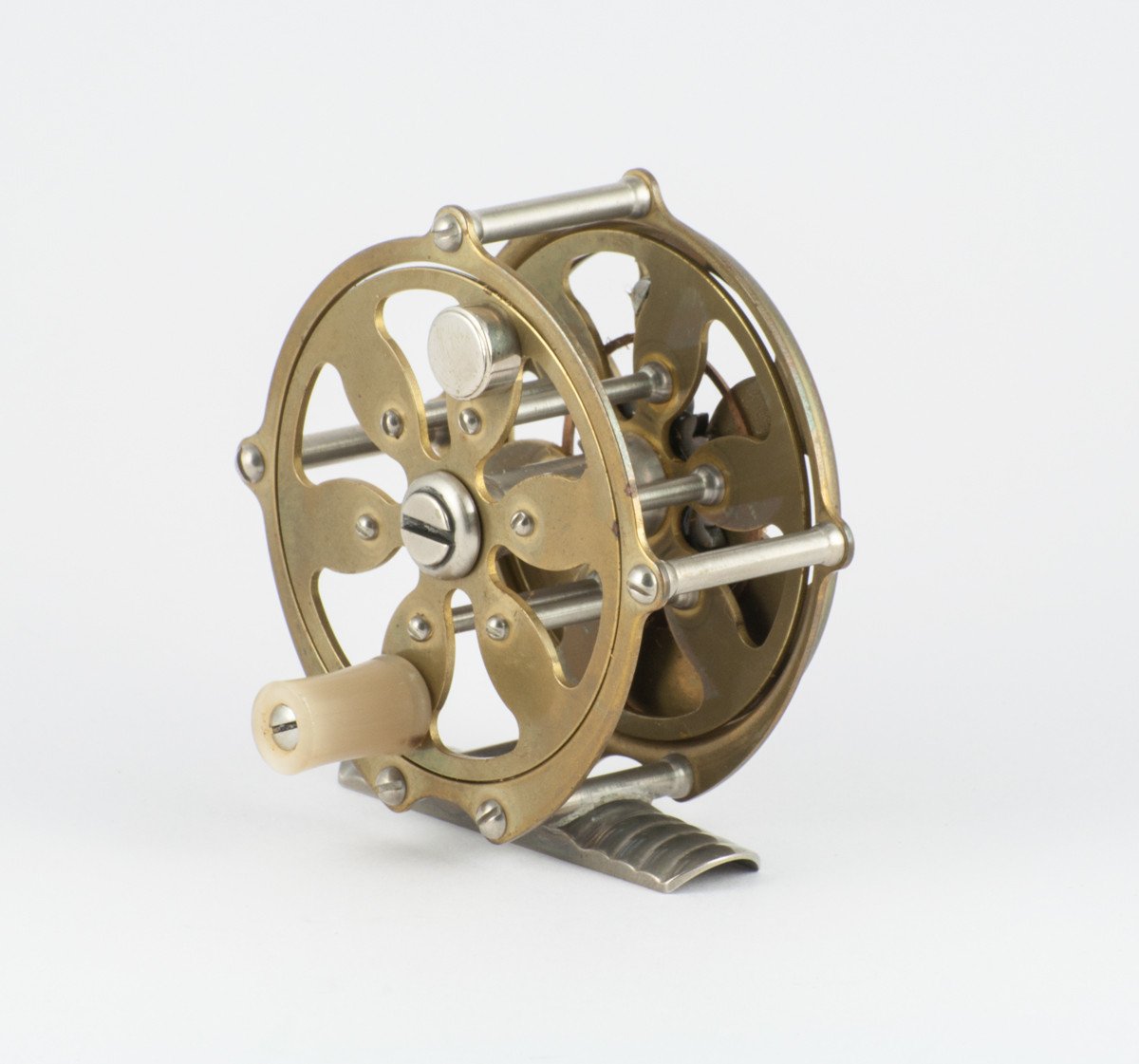 antique fly reel brass swirl WINSTON VINTAGE LIMITED EDITION & SPOOL SET - 3/4 & 5/6 | MCA A quality reel made in South Korea with a fully machined traditional aesthetic from solid HARDY 4 BIRMINGHAM BRASS SALMON
