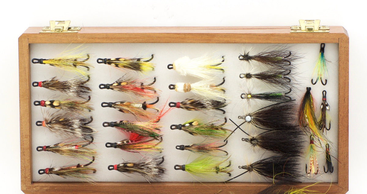 Wheatley Presentation Box w/ Salmon Flies 