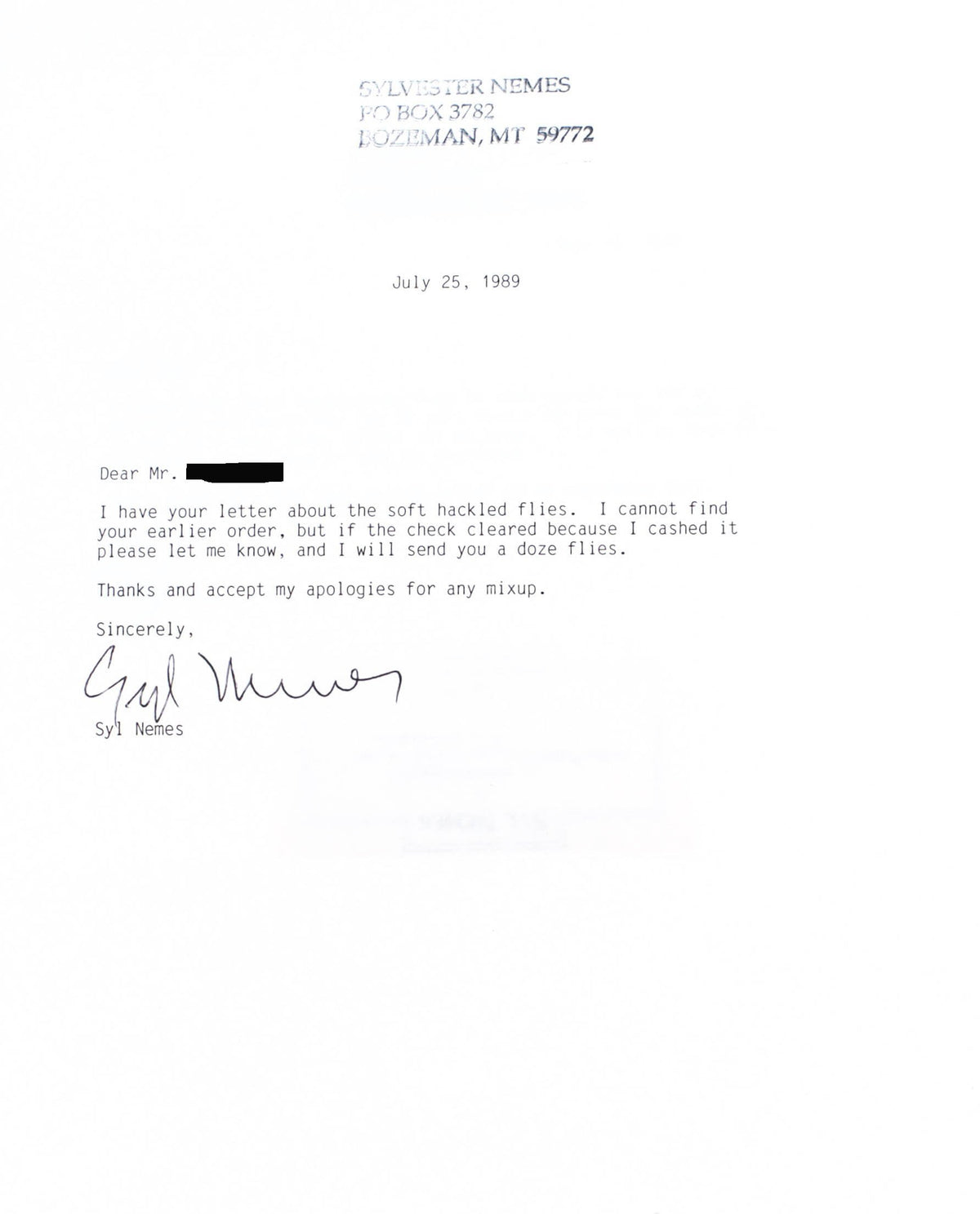 Nemes, Sylvester - Fly Collection 