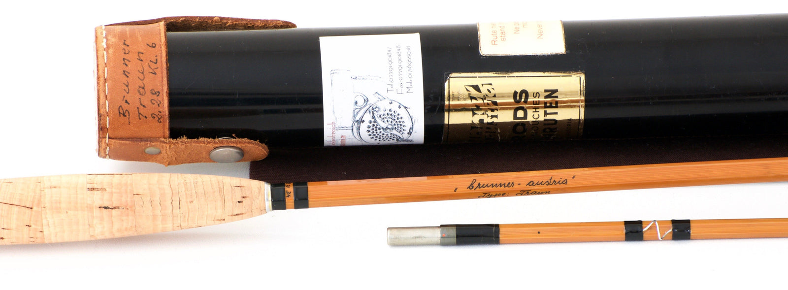 Brunner, Walter - "Type Traun" 7'6 6wt Bamboo Rod 