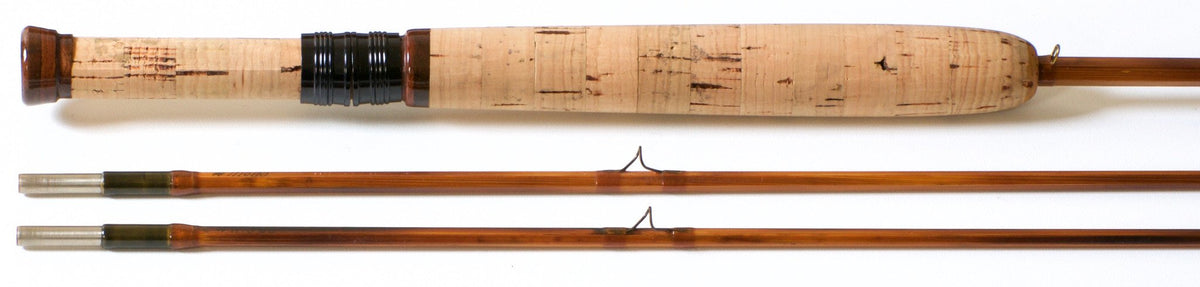 Bob Summers Model 735 Bamboo Rod 7'3" 2/2 #4/5 - rod sections with guides and wraps