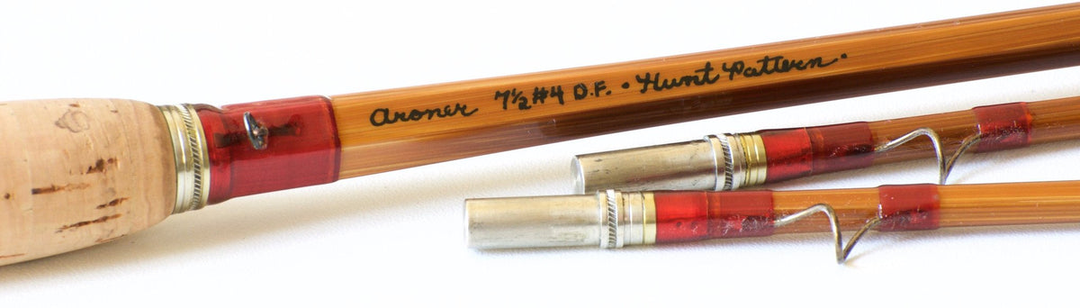 Marc Aroner 7'6 2/2 4wt Hunt Pattern Bamboo Rod 