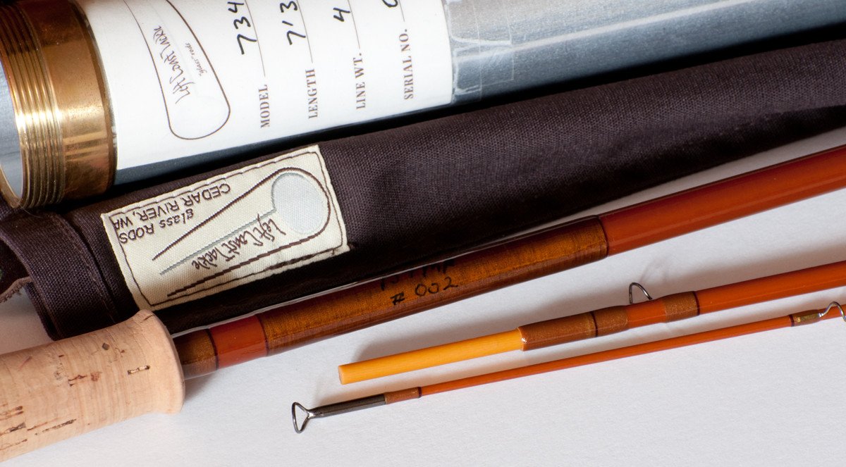 Left Coast Tackle Fiberglass rod 7'3 3/1 4wt