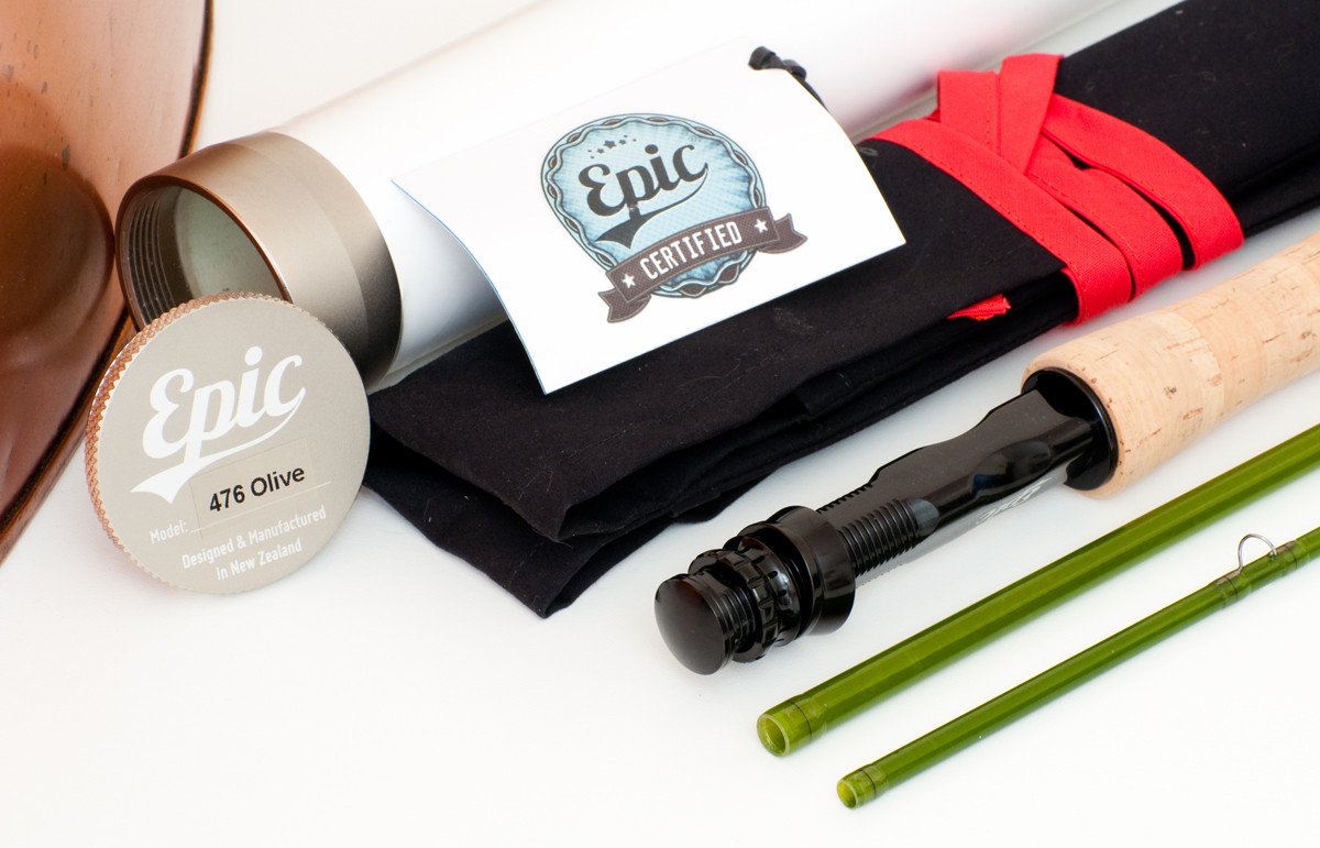 Swift Epic Fiberglass Rod - Model 476 Olive