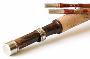 Marc Aroner 7'6 2/2 4wt Hunt Pattern Bamboo Rod 