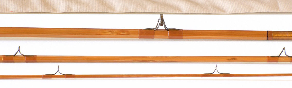 R.L. Winston Prototype Bamboo Rod 8'9" 3/1 #6 - guides and thread wrapping