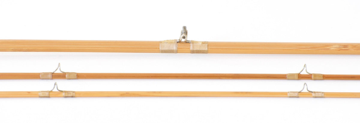 R.L. Winston Bamboo Fly Rod SF-era 8'6" 2/2 #5 - rod sections with wraps