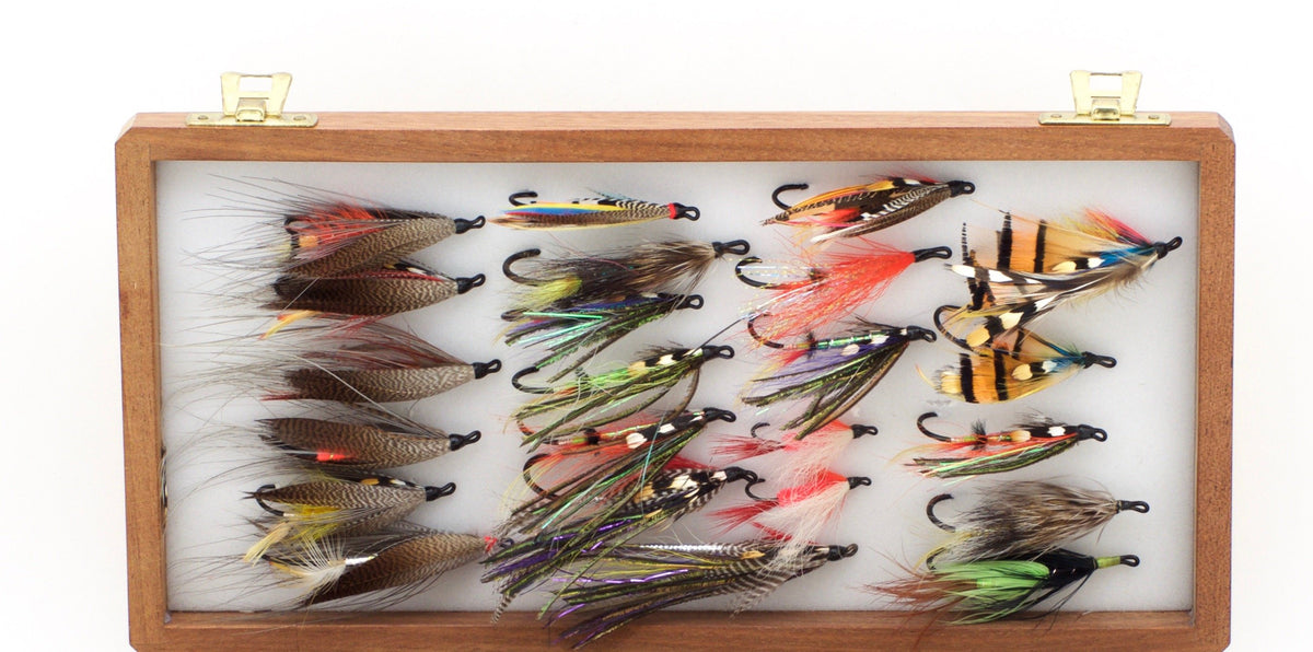 Wheatley Presentation Box w/ Salmon Flies 