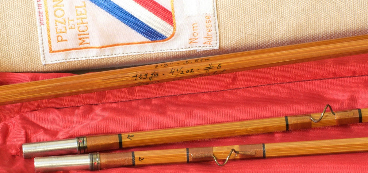 Pezon et Michel PPP "Parabolic Royale Super" Bamboo Rod 8'3 2/1 5wt