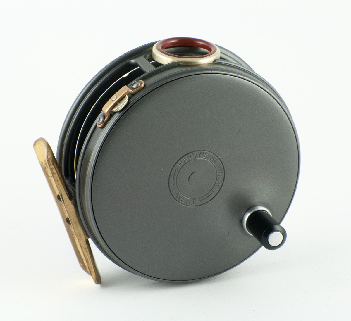 Hardy Perfect 3 3/8" 1912 fly reel - red agate 