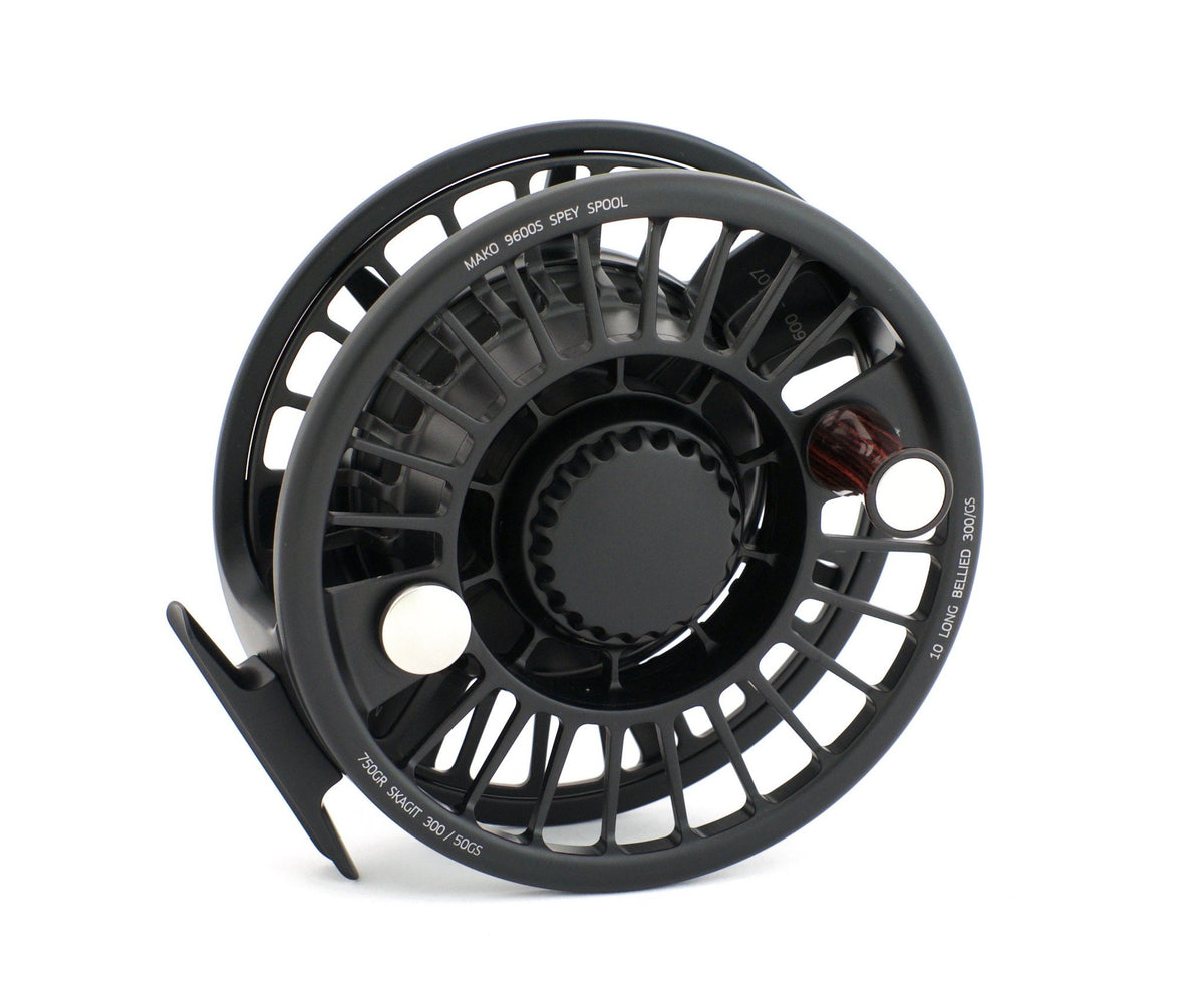 Charlton Mako Fly Reel and Spare Spool - Model 9600S (Stealth)