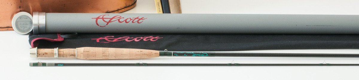 Scott Fiberglass Fly Rod - Black Model F754