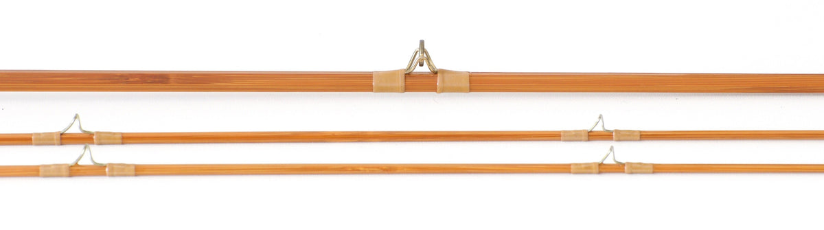 R.L. Winston Leetle Feller Bamboo Rod 7' 2/2 #3 - rod sections with wraps