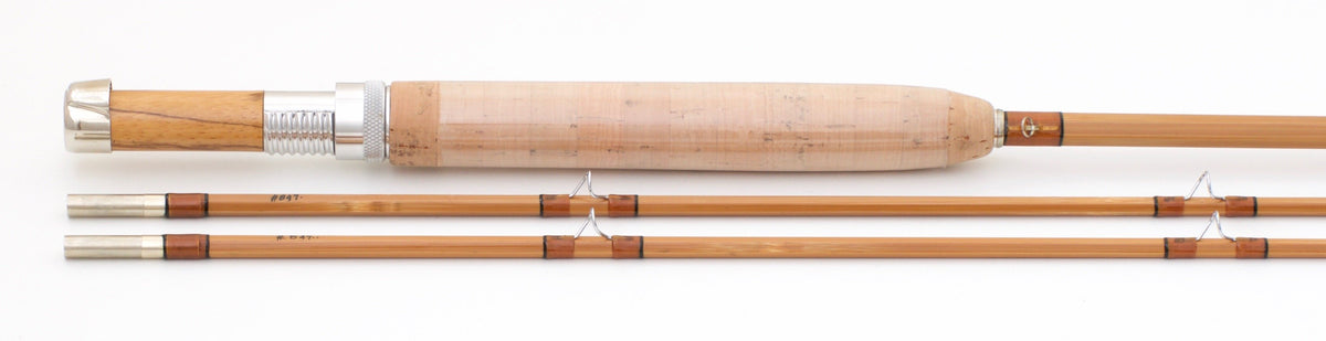 Simroe, Ted -- 9' 6wt Bamboo Rod (New!) - maker signature and rod markings