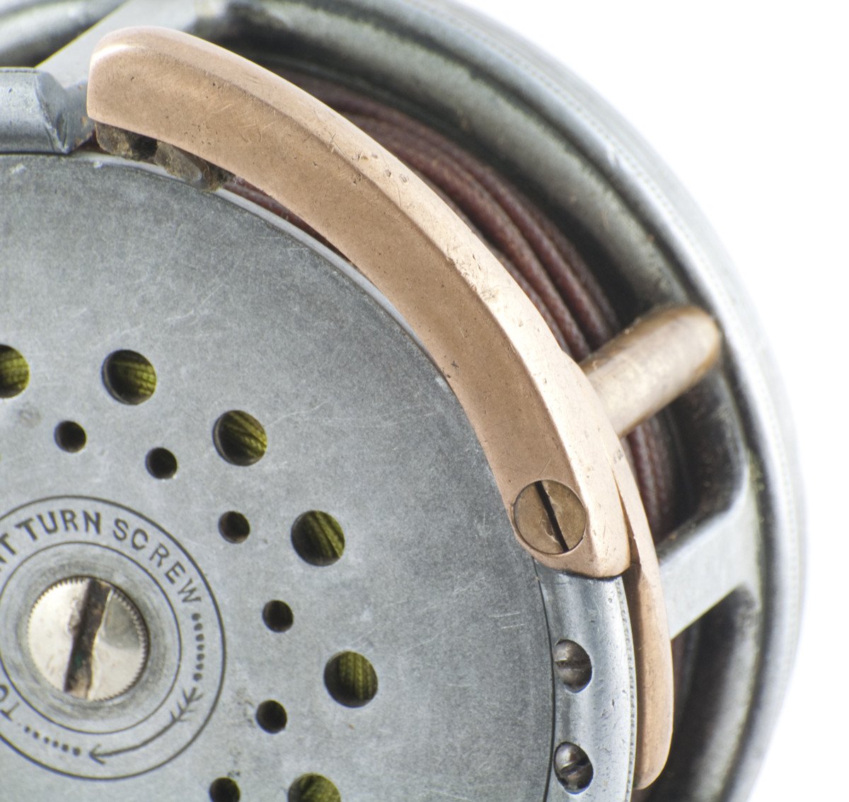 Hardy Perfect 3 1/2" Wide Drum Fly Reel (with Auxiliary Rim Brake) 