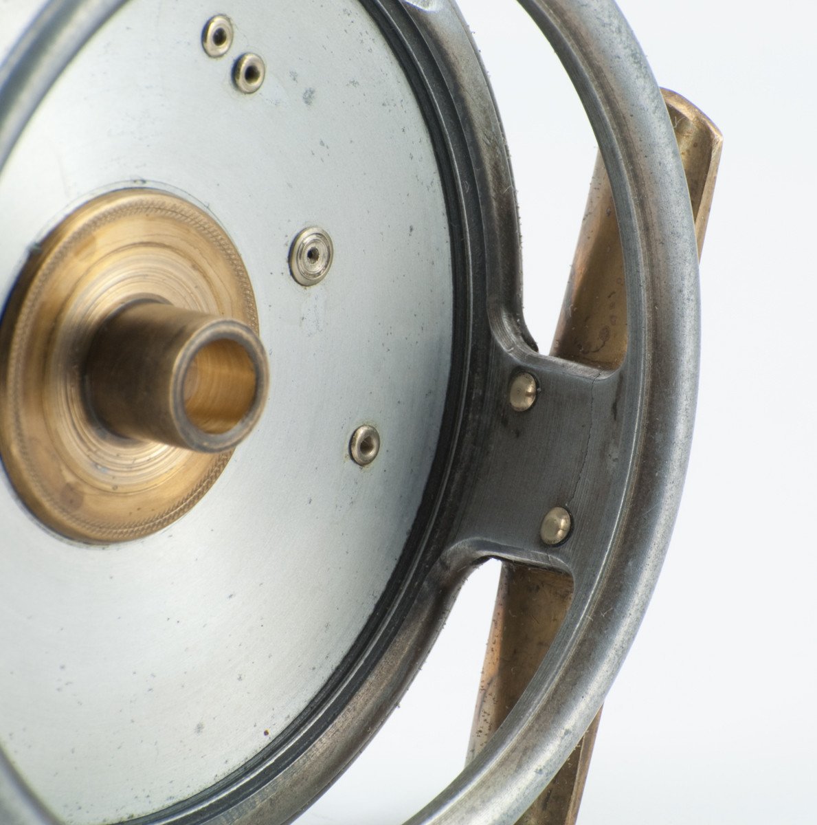 Hardy Perfect 3 5/8" Dup MKII Check - white handle 