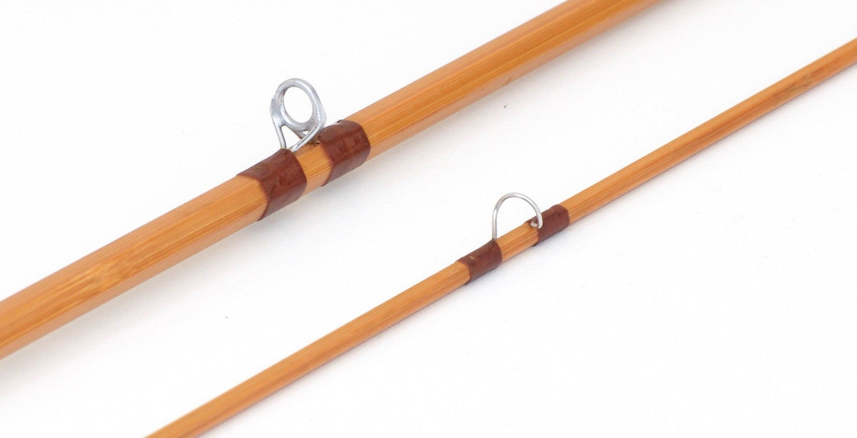 R.L. Winston Bamboo Rod 8' 2/1 #4/5 - rod sections with guides and wraps