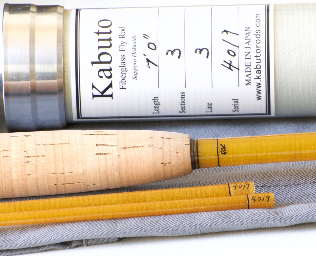 Kabuto Fiberglass Rod Model 7033 - 7' 3wt 3pc 