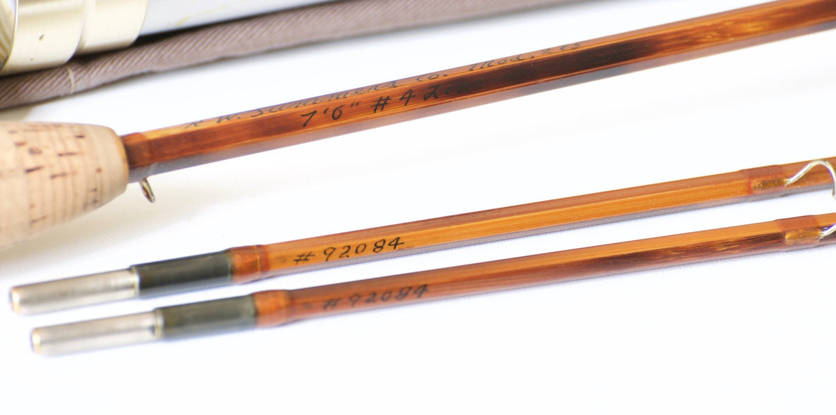 Bob Summers Model 275 Bamboo Rod 7'6" 2/2 #4 - overall view