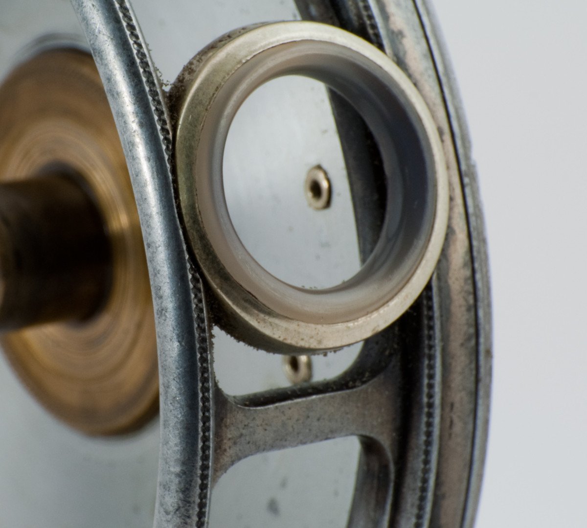 Hardy Perfect 3 5/8" Dup MKII Check - white handle 