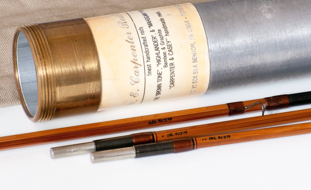 Walt Carpenter Browntone 7'9 2/2 5wt Bamboo Rod 