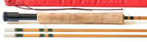 Pezon et Michel Super Parabolic PPP, "Bretonvilliers" Type Dubos Bamboo Rod 7'6 4-5wt 