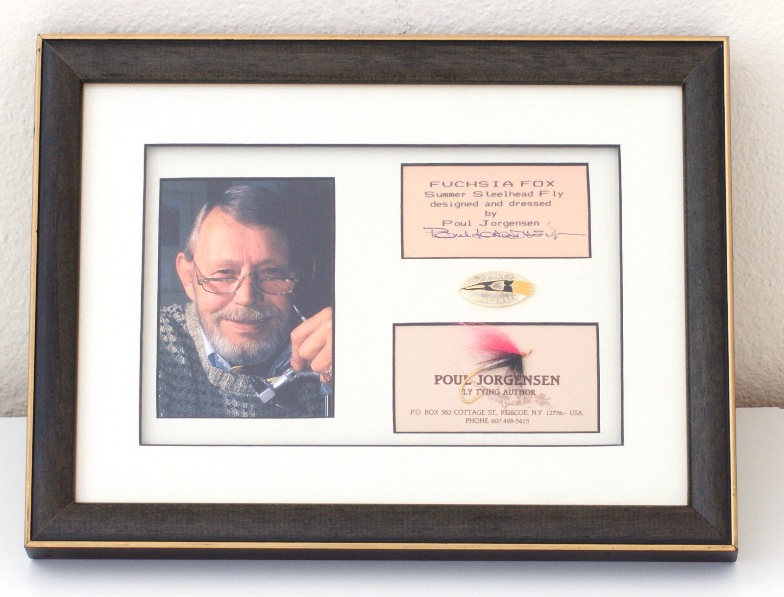 Poul Jorgensen Framed Steelhead Fly 