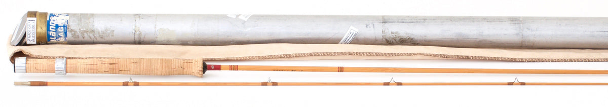 R.L. Winston "Leetle Feller" Bamboo Rod 7' 2/1 #3 - handle grip and reel seat detail