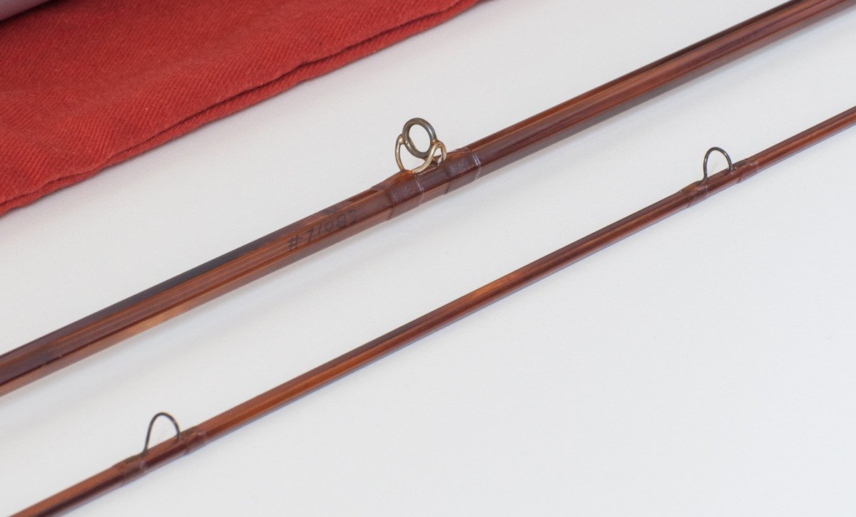 Bob Summers Model 735 Bamboo Rod 7'3" 2/1 #4/5 - ferrules and tip tops detail