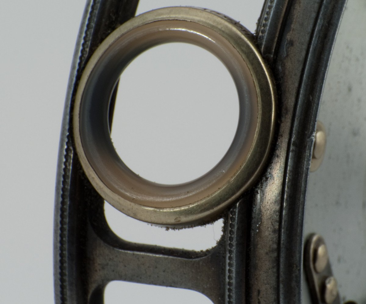 Hardy Perfect 3 5/8" Dup MKII Check - white handle 