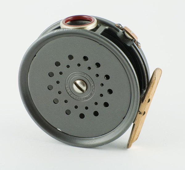 Hardy Perfect 3 3/8 1912 fly reel - red agate - Spinoza Rod Company