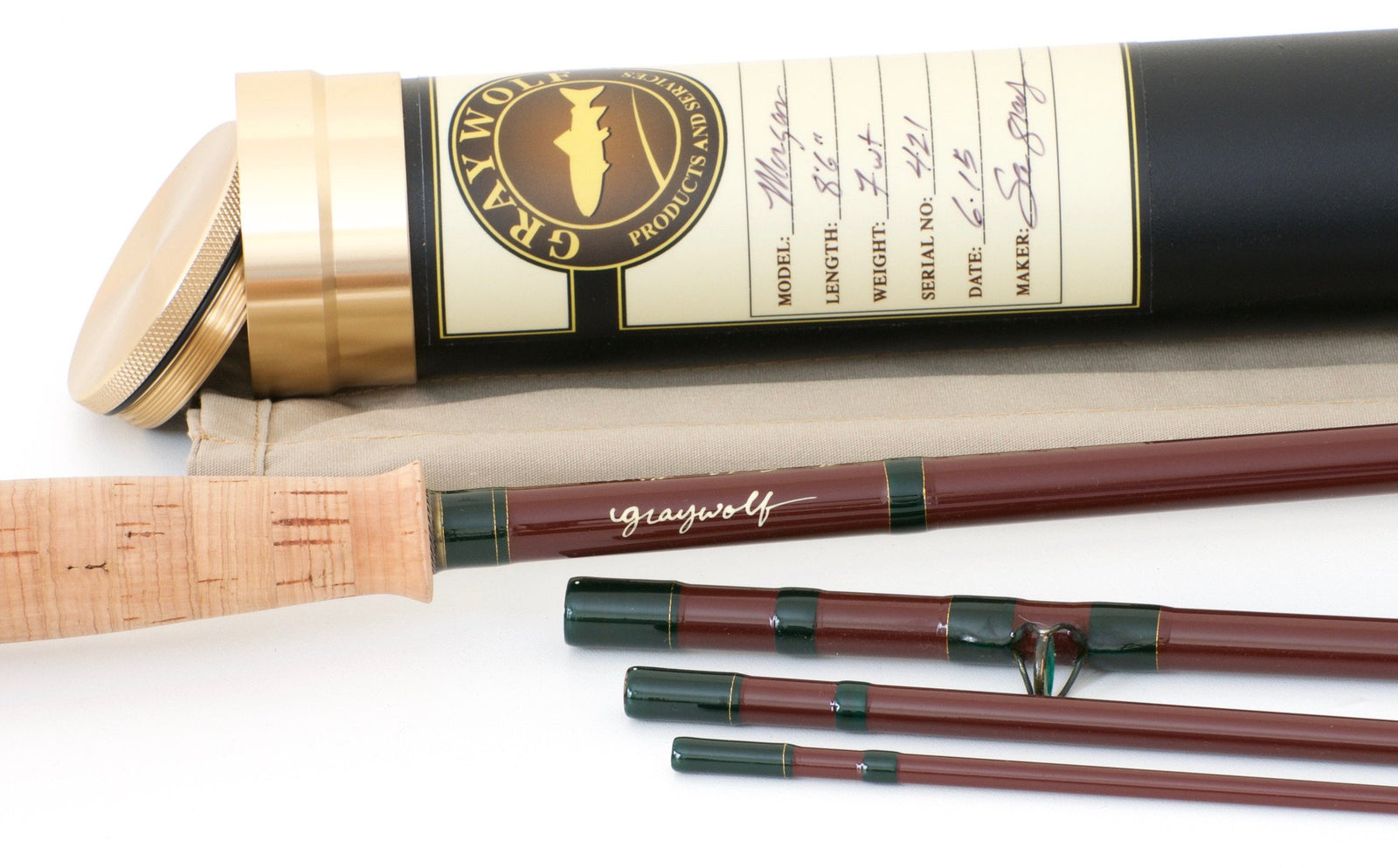 Morgan, Tom / Shane Gray - "Unity with the Universe" Fiberglass 8'6" 7wt 