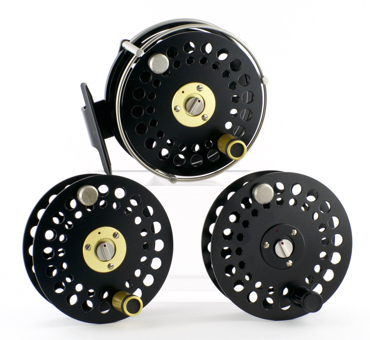 Ari 't Hart F4 Deschutes fly reel and two spare spools