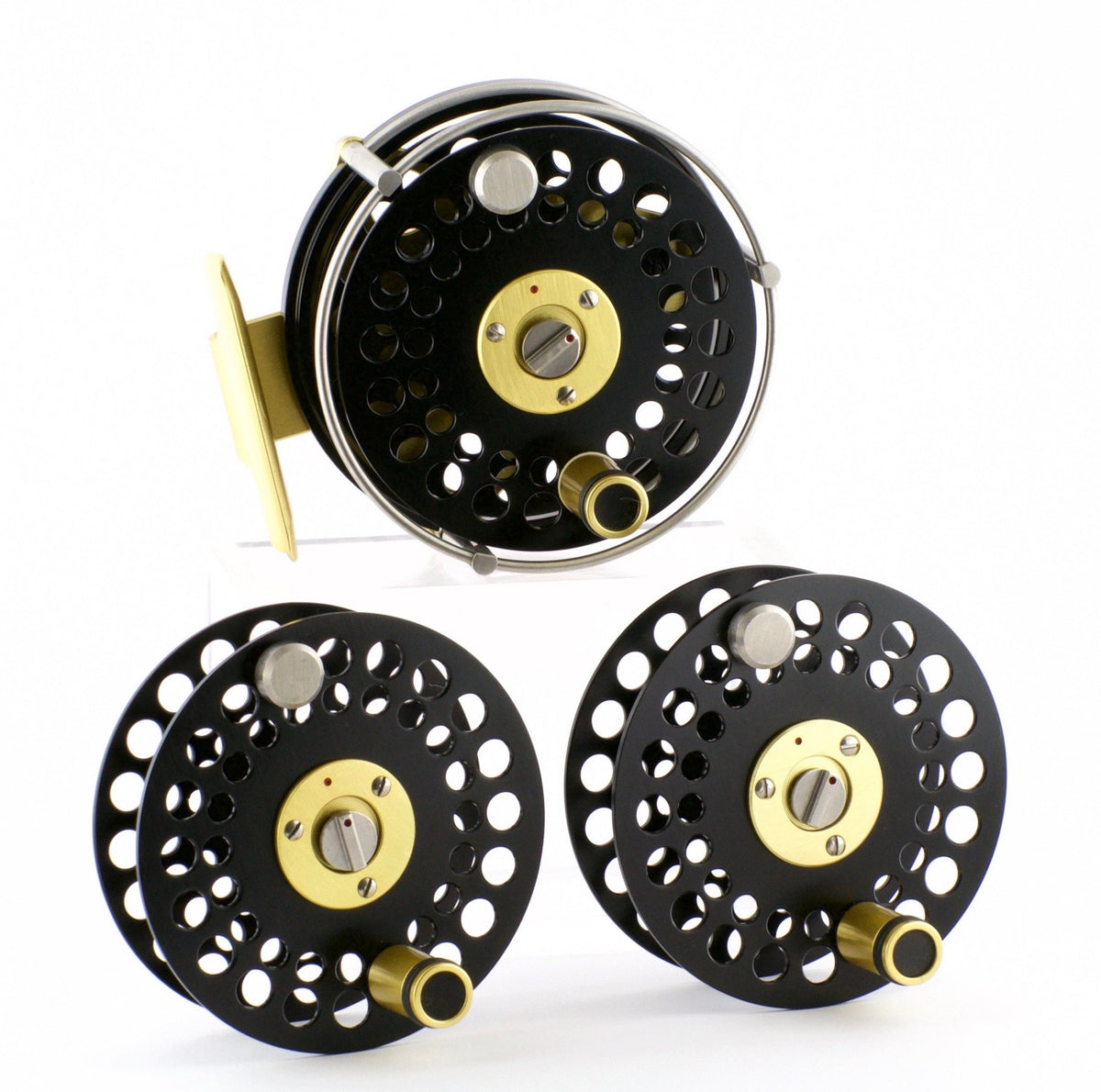 Ari 't Hart F3 Lake Taupo fly reel and two spare spools