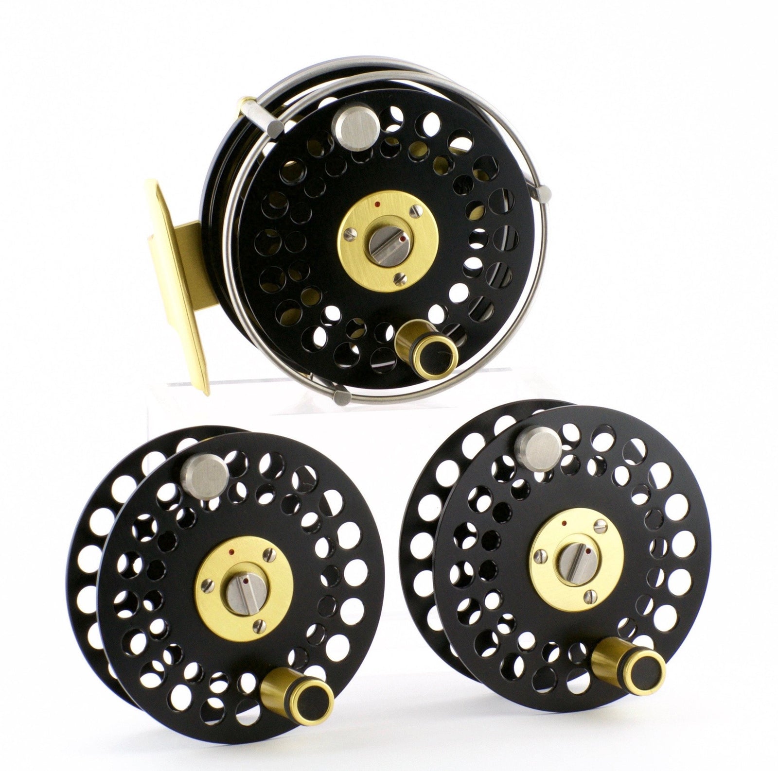 Ari 't Hart F3 Lake Taupo fly reel and two spare spools
