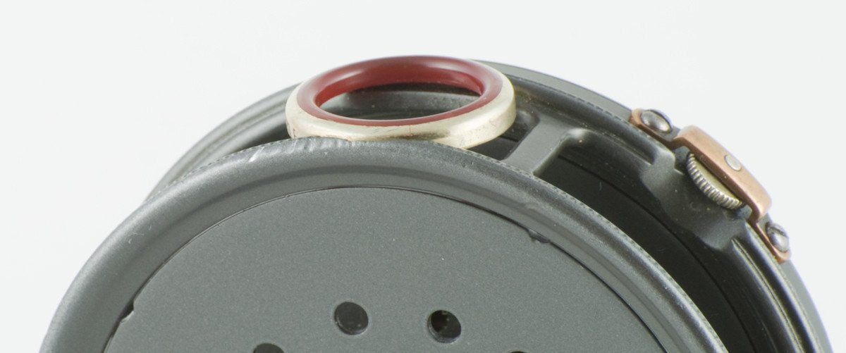 Hardy Perfect 3 3/8" 1912 fly reel - red agate