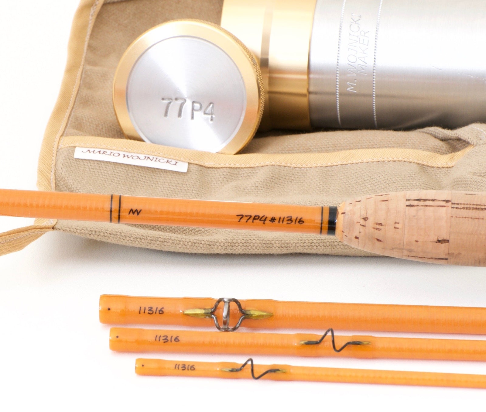 Wojnicki, Mario -- Model 77P4 6'6 4pc 4wt Fiberglass Rod