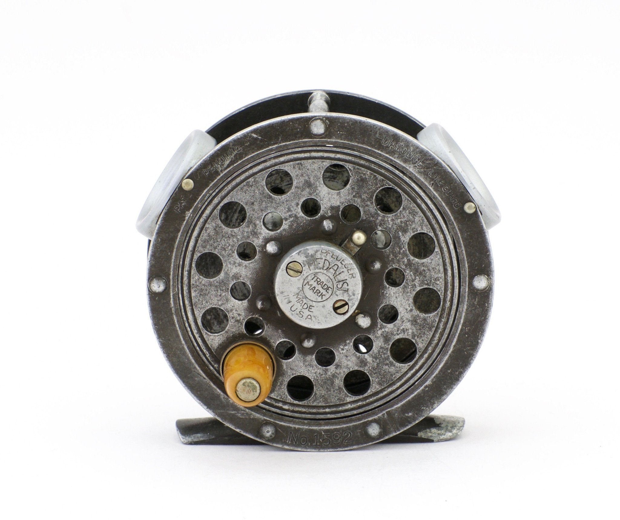 Vintage PFLUEGER MEDALIST No.1495 1/2 Fly Reel Made in U.S.A. with Two Vintage PFLUEGER MEDALIST No.1495 1/2 Fly Reel Made in U.S.A. with Two